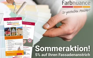 Farbnuance - Malermeister-Fachbetrieb aus Pirna - Blog - Sommeraktion 2024